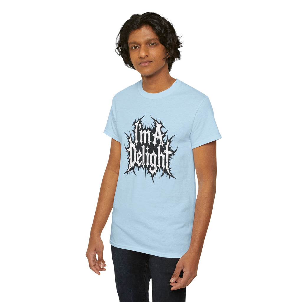 Gothic "I'm A Delight" Graphic Tee