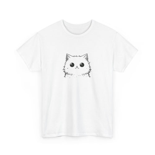 a cat with a wide eyed stare looking at the viewer