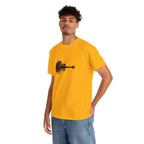 Guitar Silhouette Tee – Minimal Acoustic Music T-Shirt
