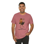 Cat Cowboy Riding Ostrich T-Shirt – Whimsical Western Animal Tee