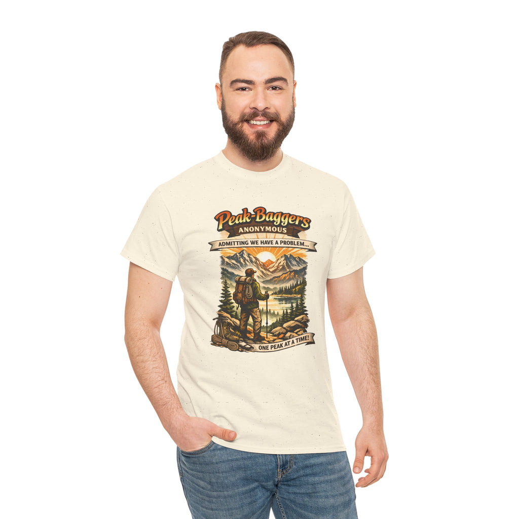 Peak Baggers Anonymous T-Shirt — Hiking Mountain Vintage Outdoors Tee