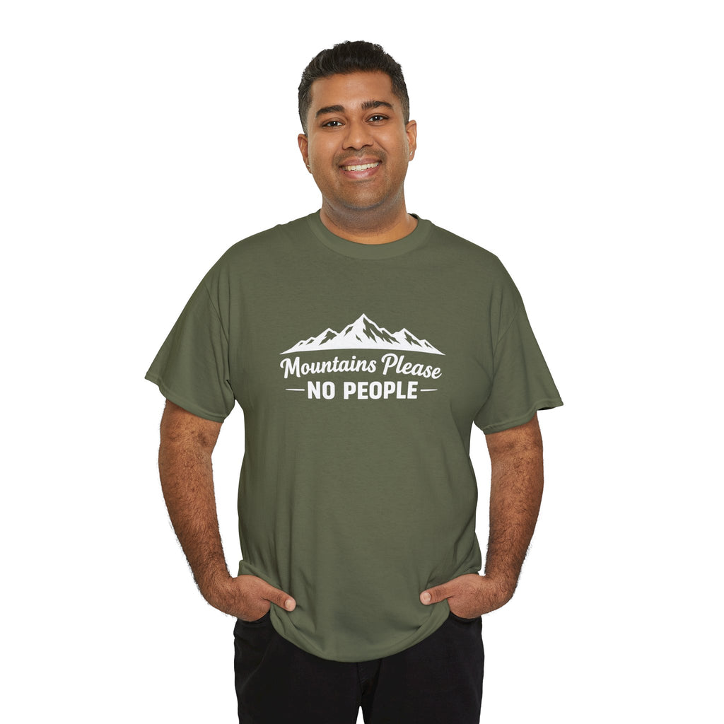 Mountains Please No People Tee