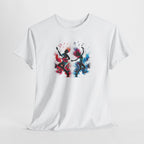 Music And Dance T-Shirt — Colorful Silhouette Graphic Tee
