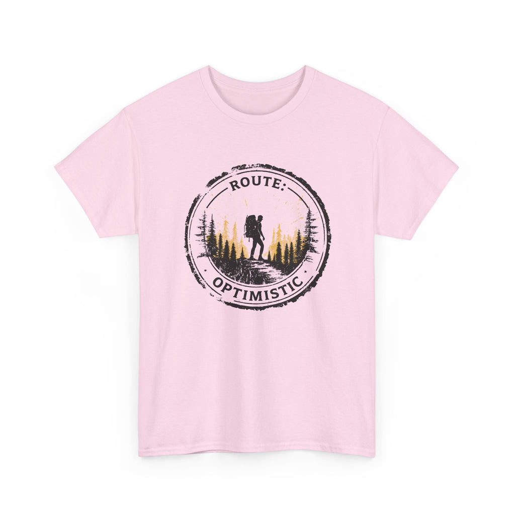 Route Optimistic Hiking Tee — Adventure Backpacking Shirt