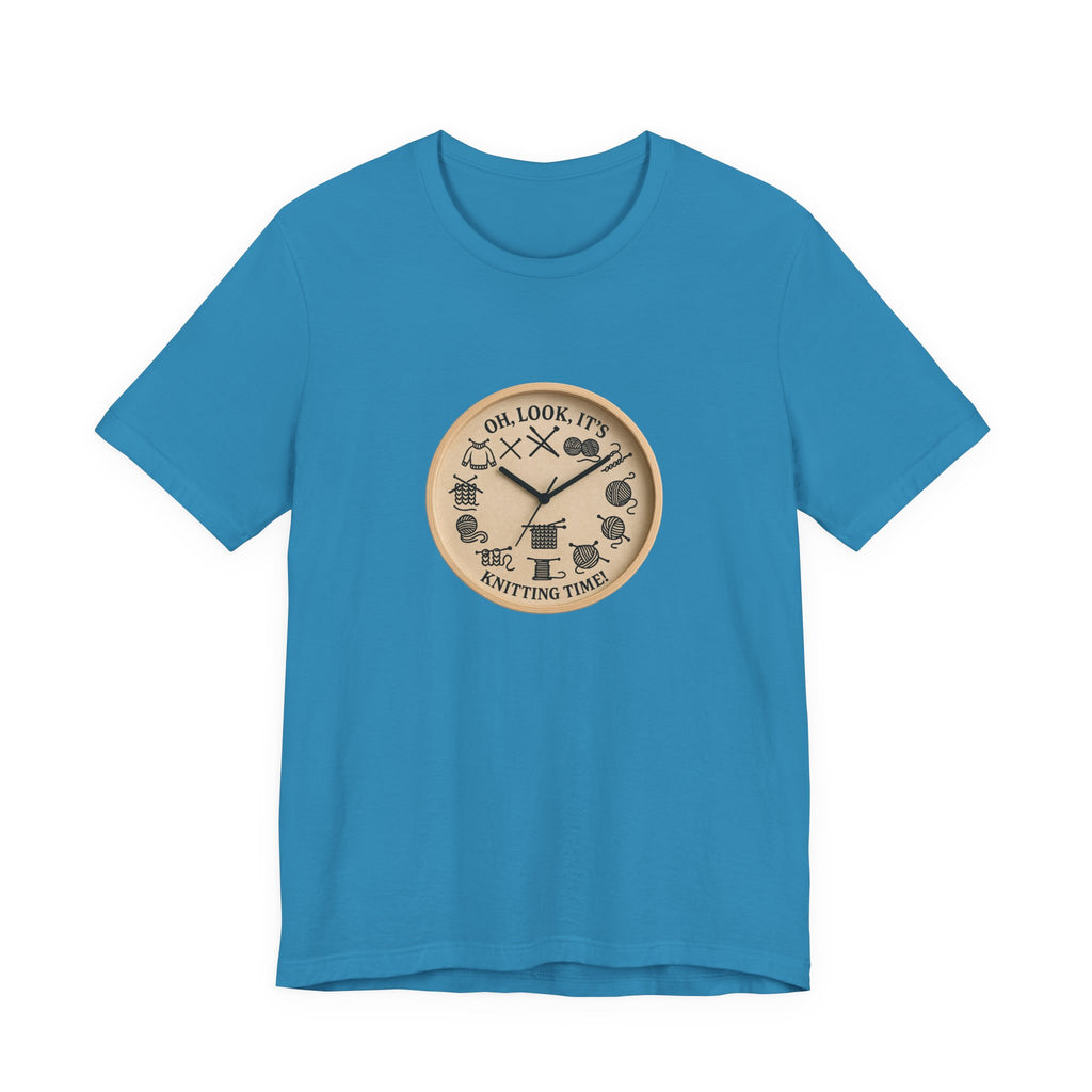 Knitting Time T-Shirt — "Oh, Look, It’s Knitting Time!" Graphic Tee