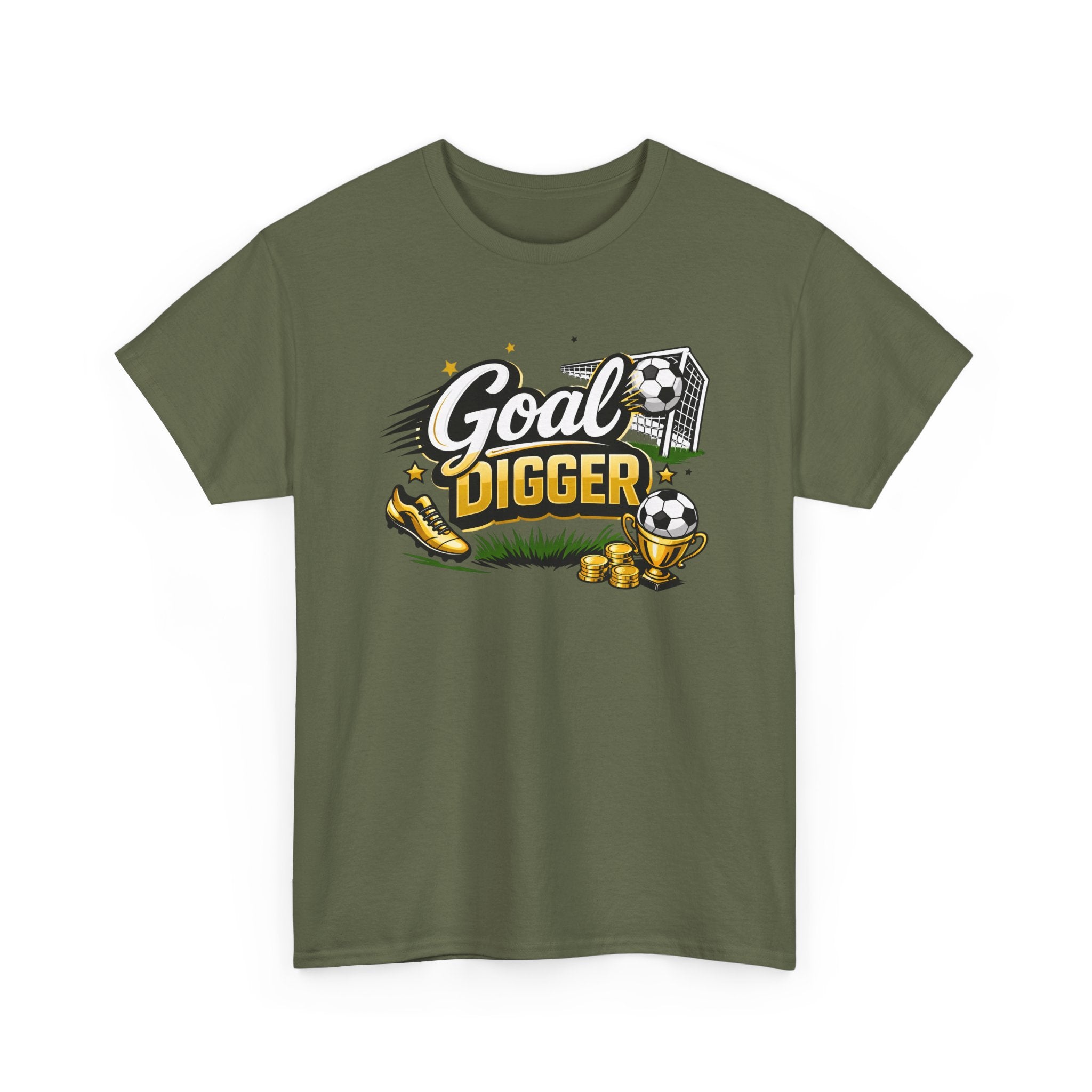 Goal Digger Soccer T-Shirt — Motivational Soccer Player Tee