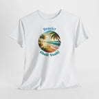 Beach? Shell Yeah! Tropical Sunset Summer Beach T-Shirt