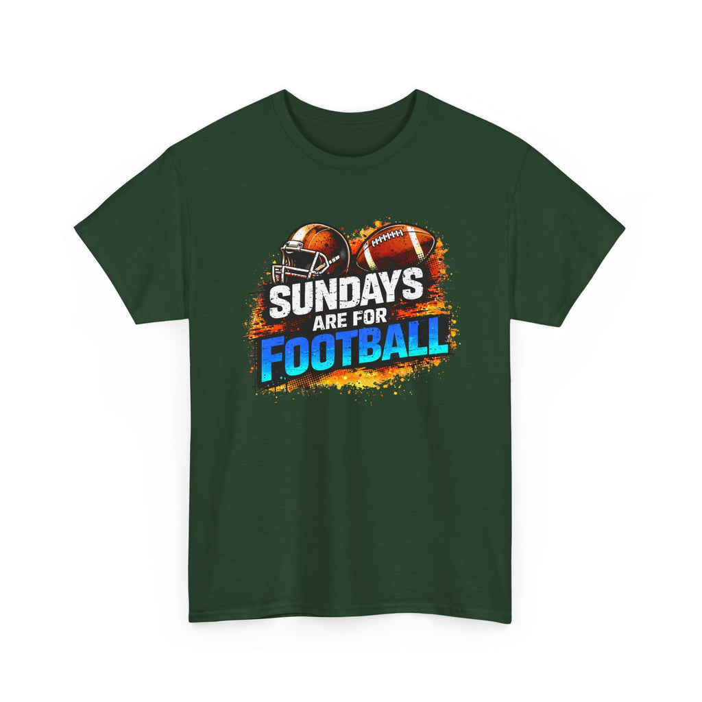 Sundays Are for Football T-Shirt — Football Fan Graphic Tee