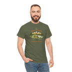 Fishing Camping T-Shirt — "The Great Outdoors: Adventure Awaits" Graphic Tee