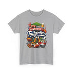 Powered By Tailgates T‑Shirt - Graphic Tee For Sports Fans