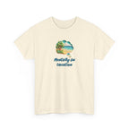 T-Shirt Vacation Vibes — "Mentally On Vacation" Beach Graphic Tee
