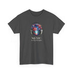 Music Is My Escape T-Shirt — Colorful Headphone Art Tee