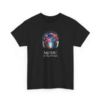 Music Is My Escape T-Shirt — Colorful Headphone Art Tee