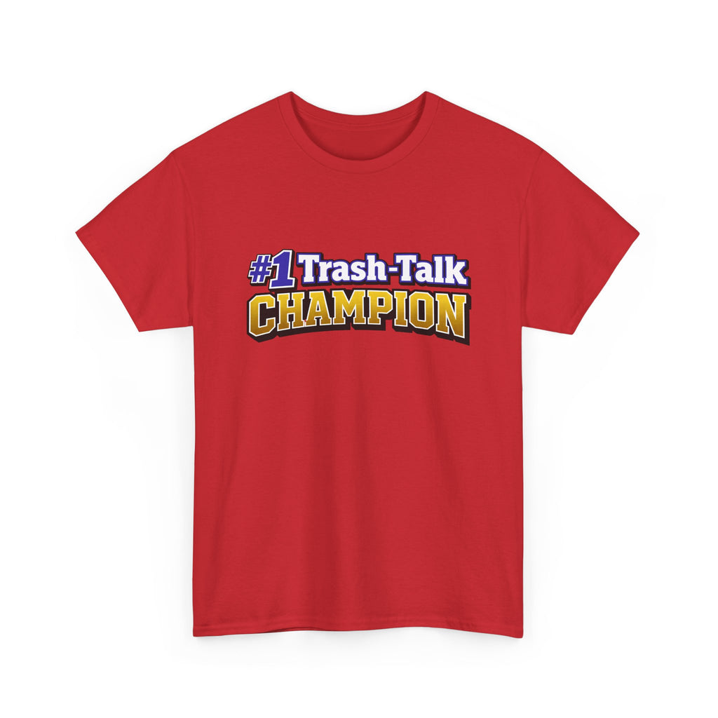 #1 Trash-Talk Champion Funny Sports Fan T-Shirt
