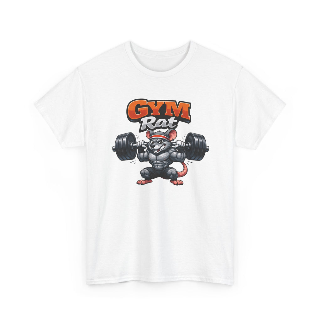 Gym Rat T‑Shirt — Funny Weightlifting Rat Gym Tee