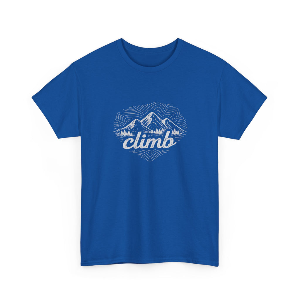 Climb Mountains Graphic Tee — Adventure Hiking T‑Shirt