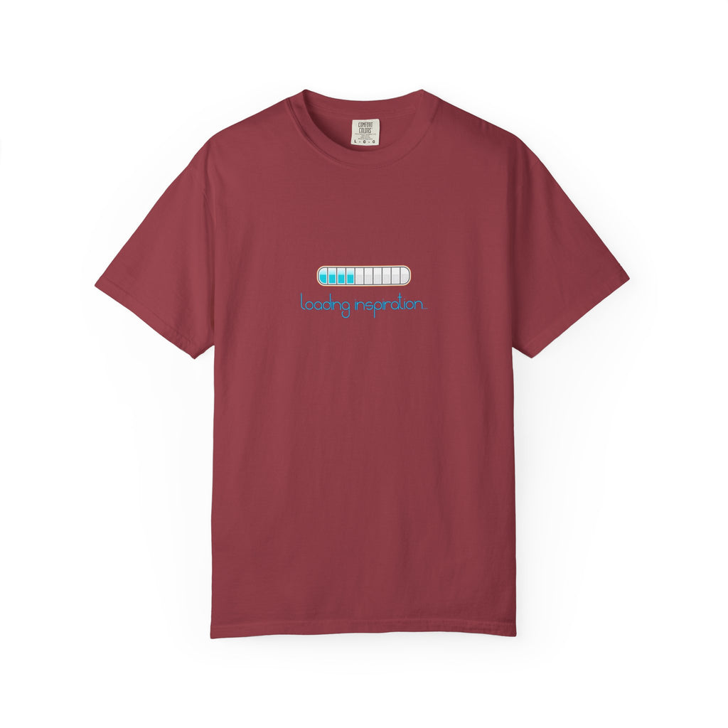T‑Shirt — "Loading Inspiration" Minimal Progress Bar Graphic Tee