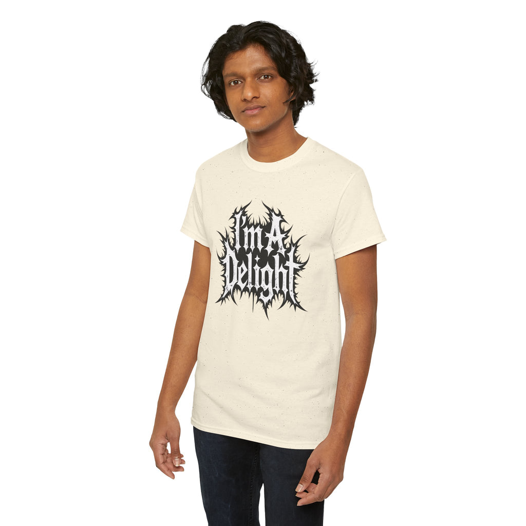 Gothic "I'm A Delight" Graphic Tee