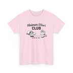 Minimum Effort Club T-Shirt — Funny Sloth & Coffee Graphic Tee