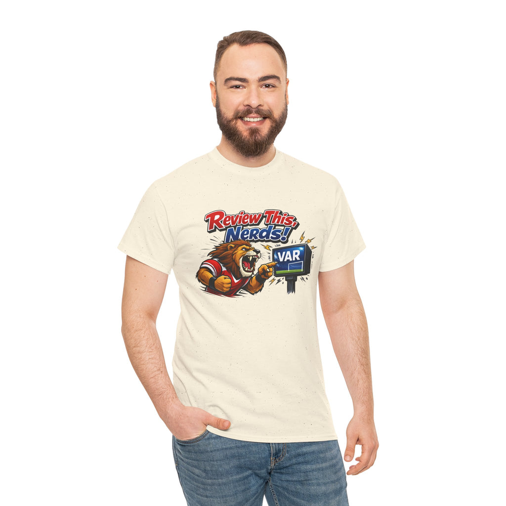 "Review This, Nerds!" VAR Soccer Referee Funny Graphic Tee