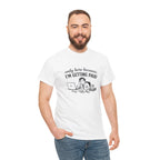 Funny "Only Here Because I’m Getting Paid" Work T-Shirt