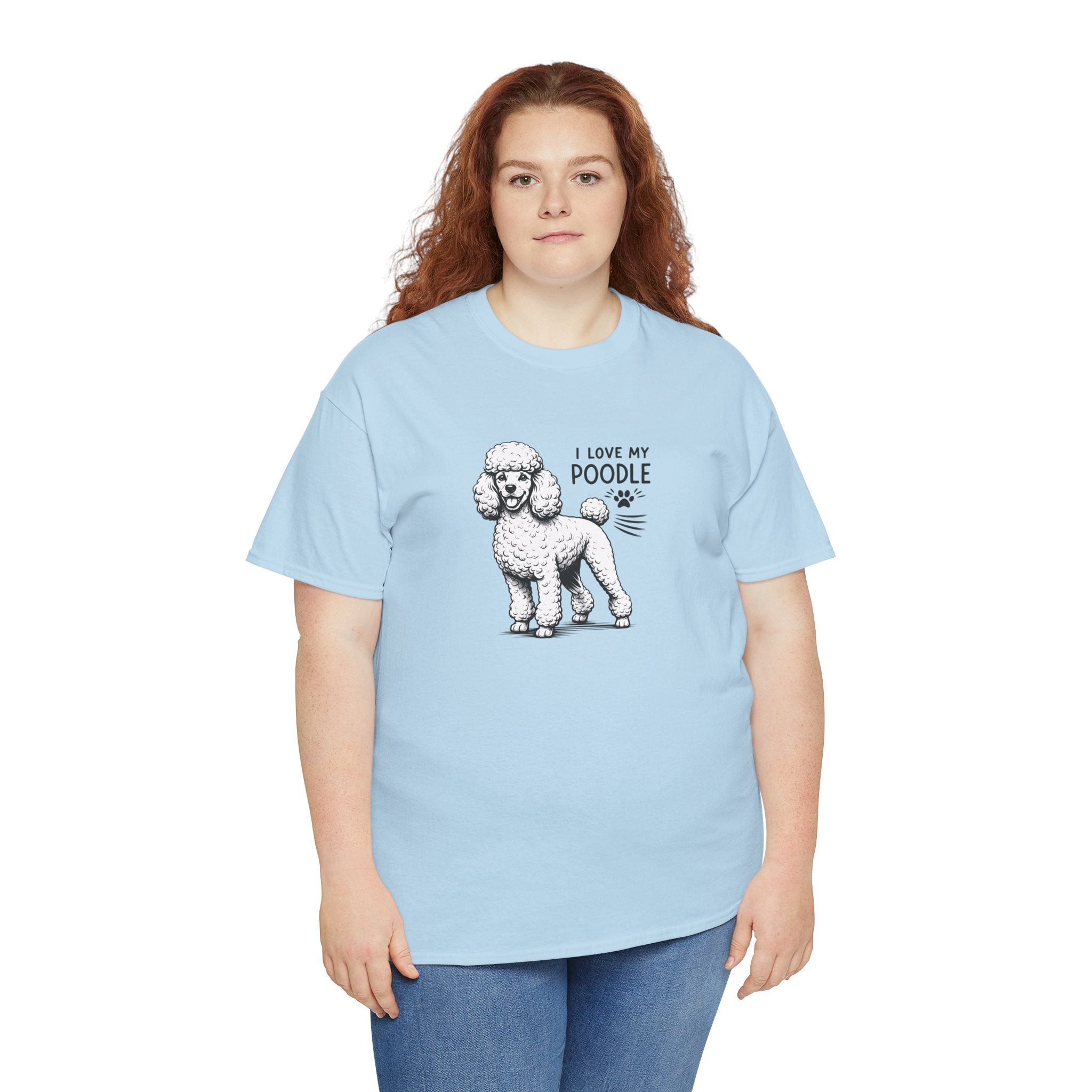 Poodle Dog T-Shirt — "I Love My Poodle" Tee