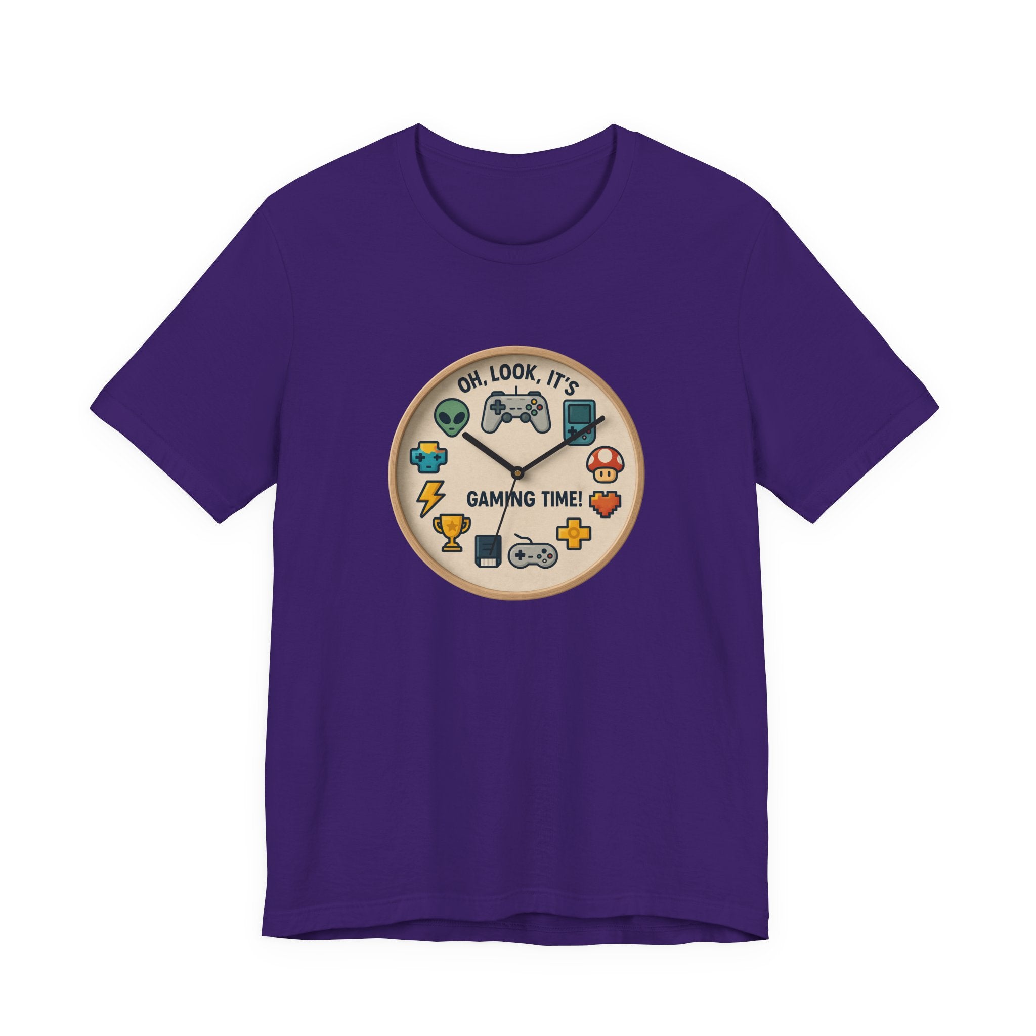 Gaming Time Graphic Tee — "Oh, Look, It's Gaming Time" Video Game Controller Shirt