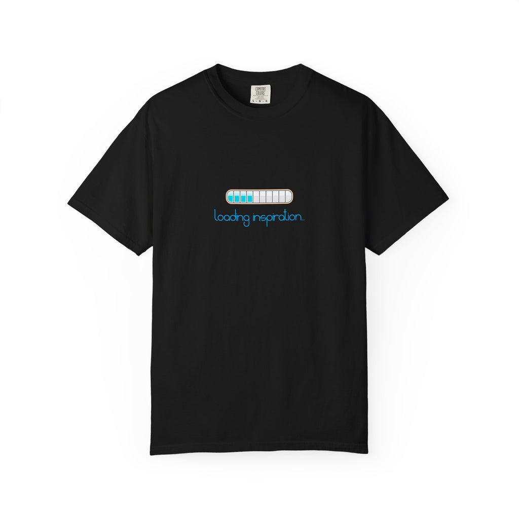 T‑Shirt — "Loading Inspiration" Minimal Progress Bar Graphic Tee