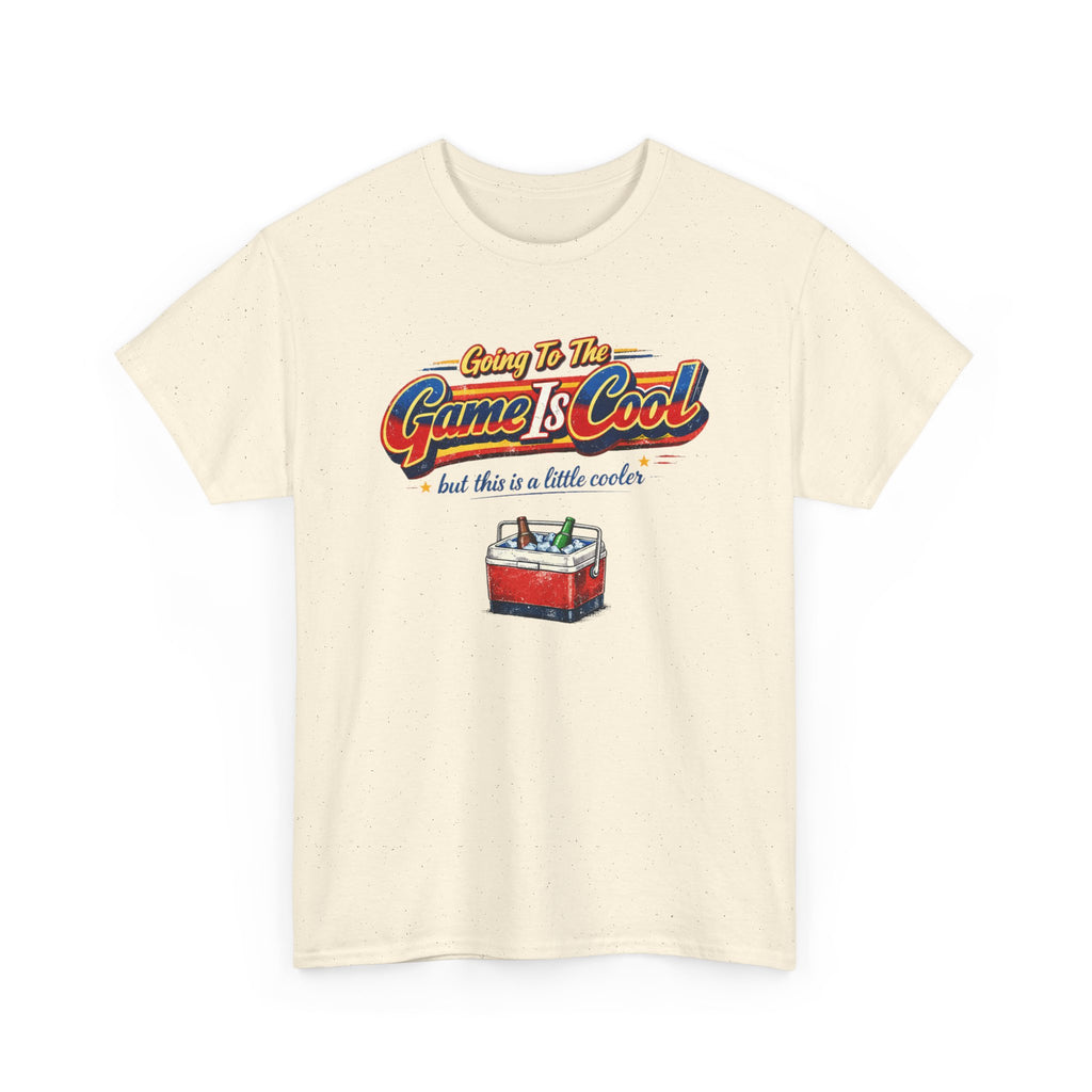 Going To The Game Is Cool But This Is A Little Cooler Funny Retro Graphic Tee