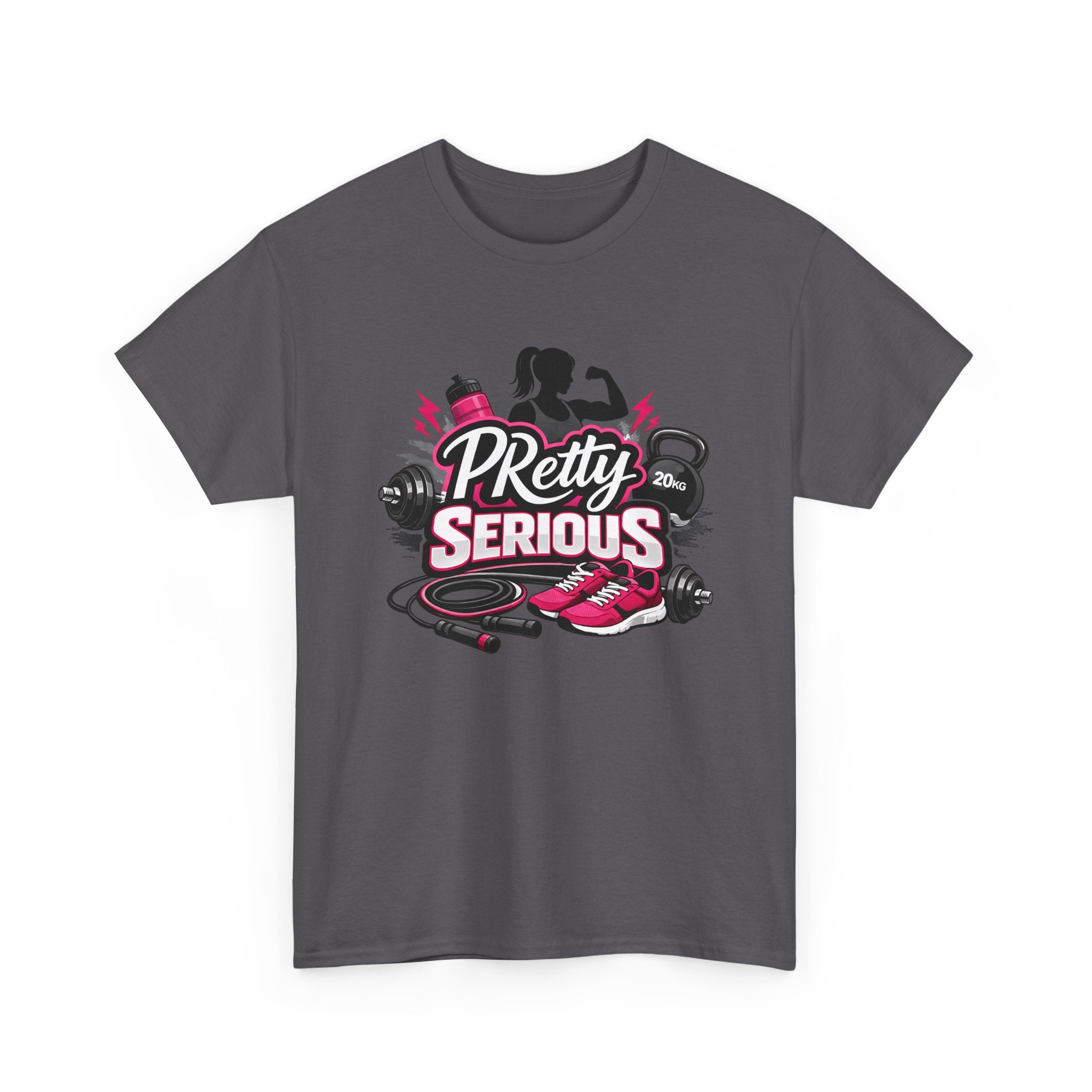 PRetty Serious Workout Tee Personal Record Gym Shirt