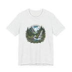 Nature Adventure T-Shirt — Mountain Waterfall Forest Graphic Tee