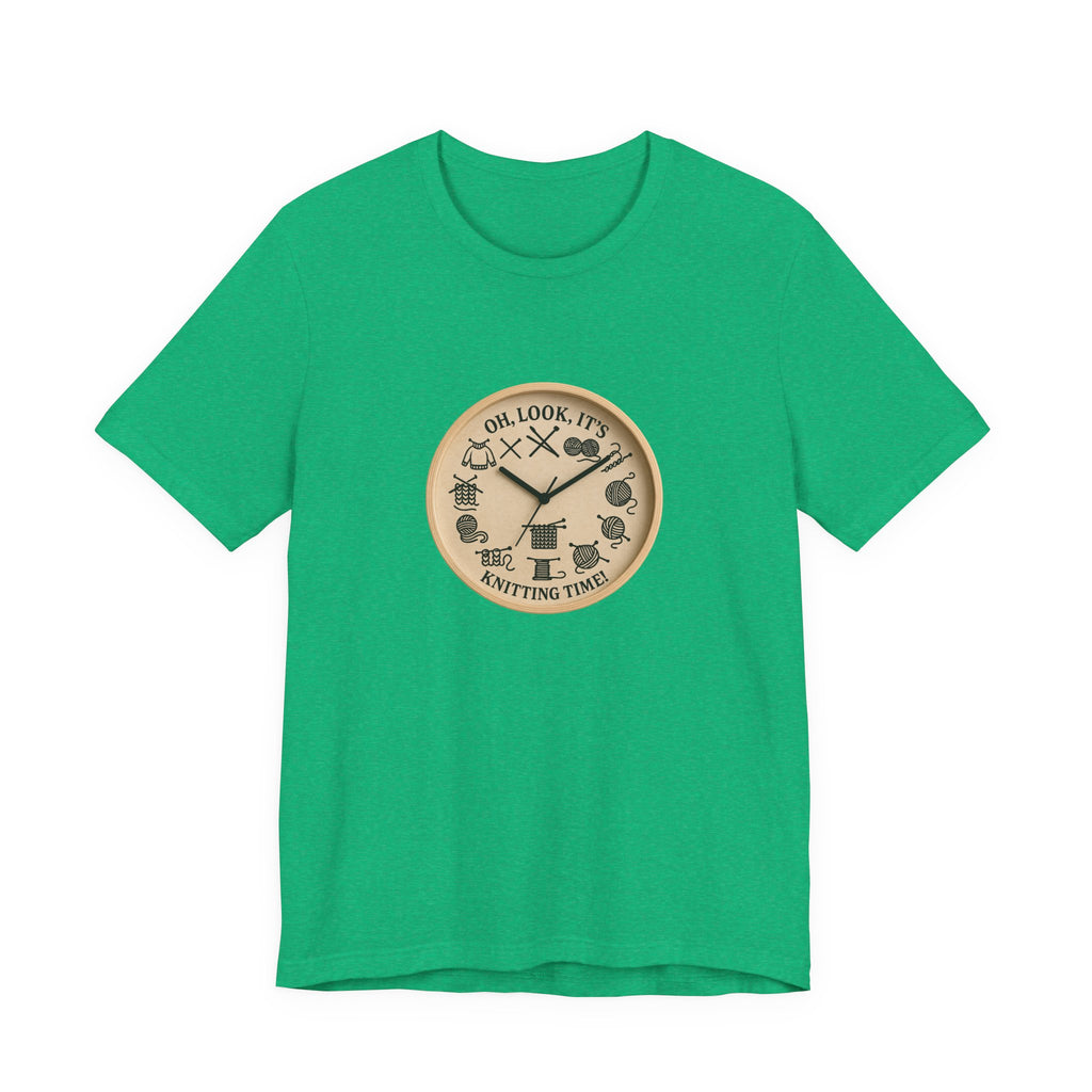 Knitting Time T-Shirt — "Oh, Look, It’s Knitting Time!" Graphic Tee