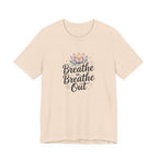 Breathe In Breathe Out T‑Shirt — Lotus Mindfulness Tee for Yoga & Relaxation