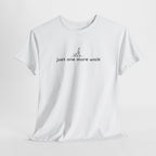 Just One More Walk T-Shirt — Minimal Dog Lovers Tee
