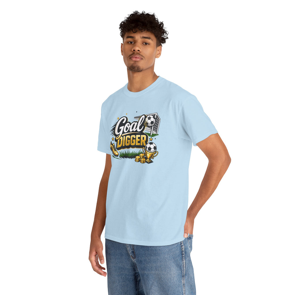Goal Digger Soccer T-Shirt — Motivational Soccer Player Tee