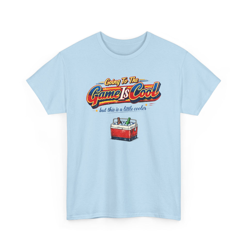 Going To The Game Is Cool But This Is A Little Cooler Funny Retro Graphic Tee