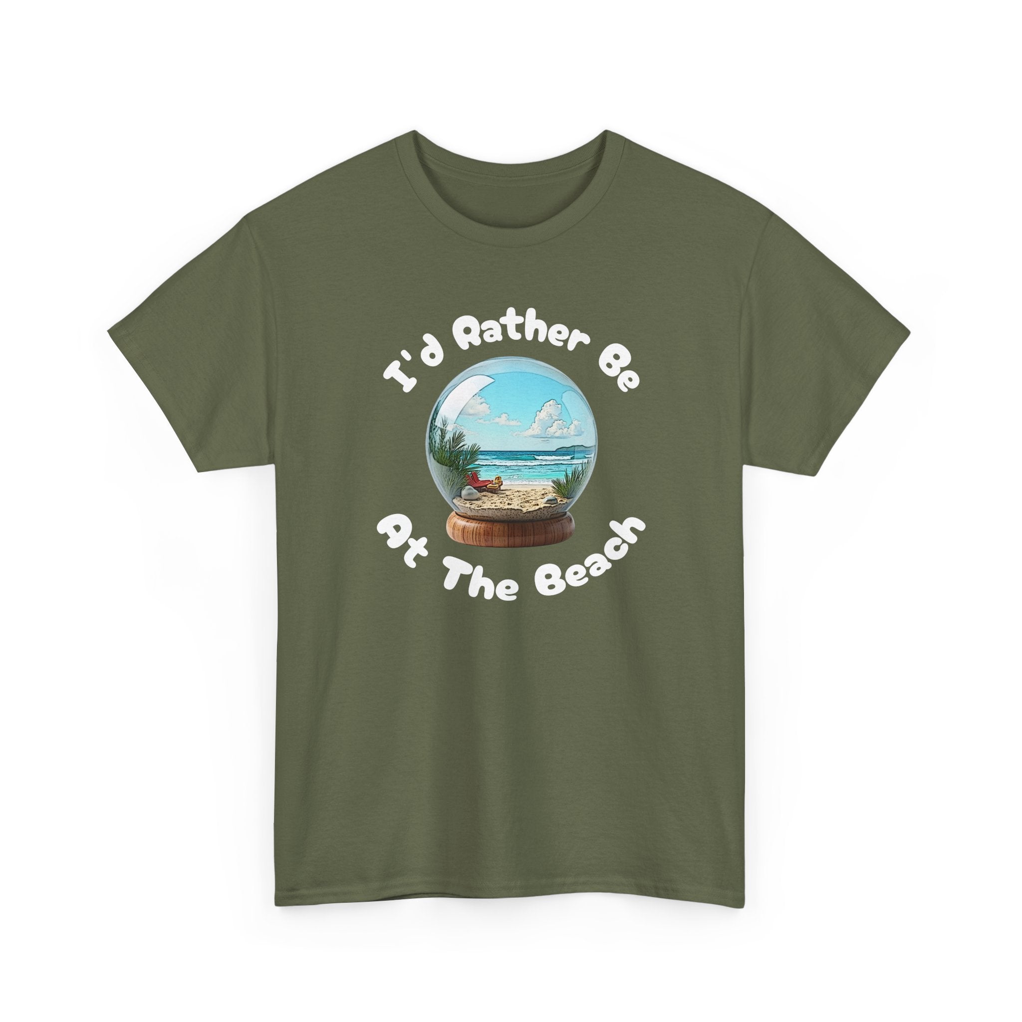 I'd Rather Be At The Beach T-Shirt — Beach Vibes Graphic Tee