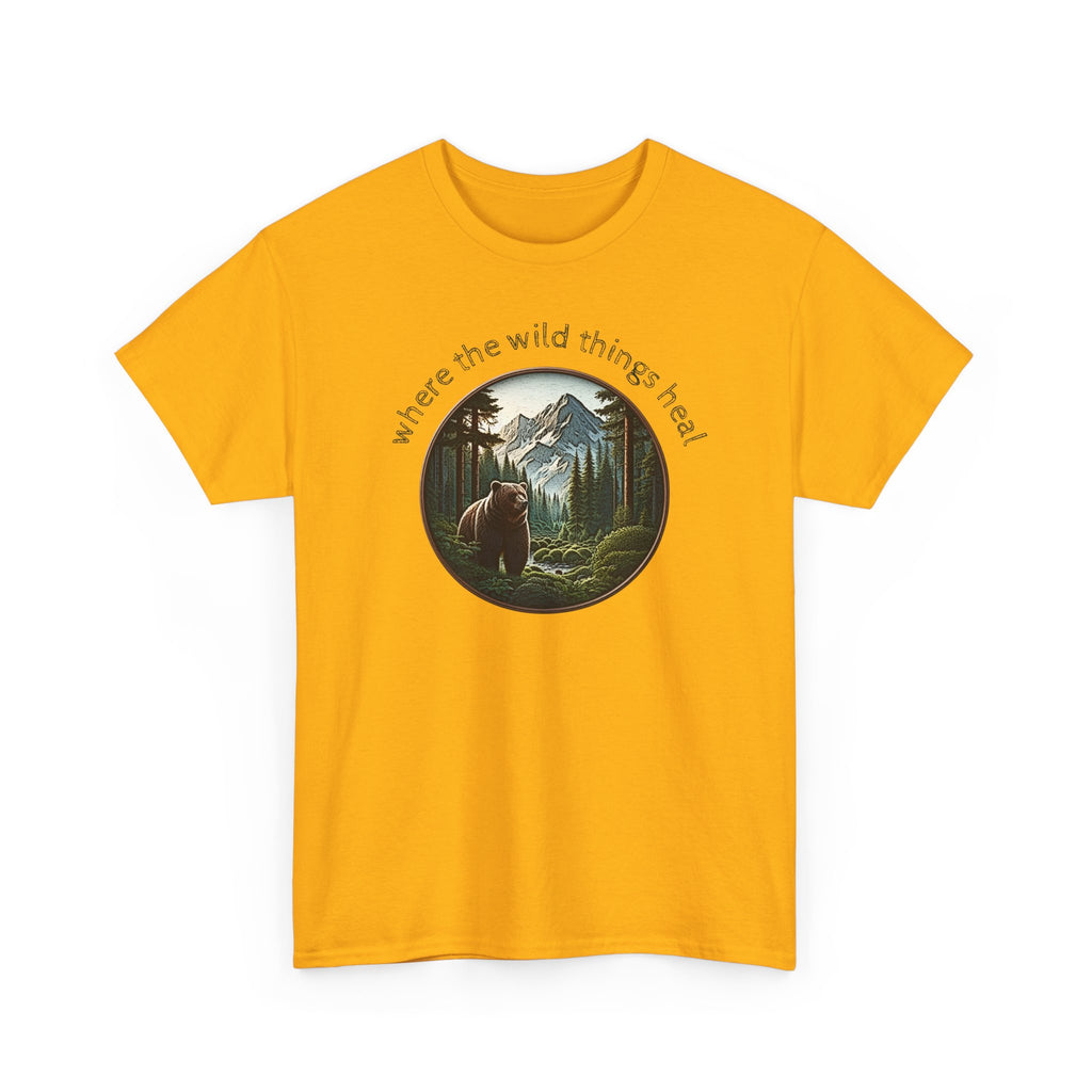 Where the Wild Things Heal - Outdoor Meditation T-Shirt