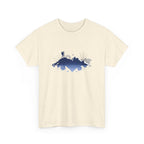Mountain Hiker Tee — Blue Nightscape Silhouette T-Shirt