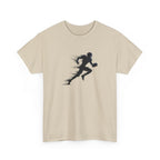 silhouette of an american football player running