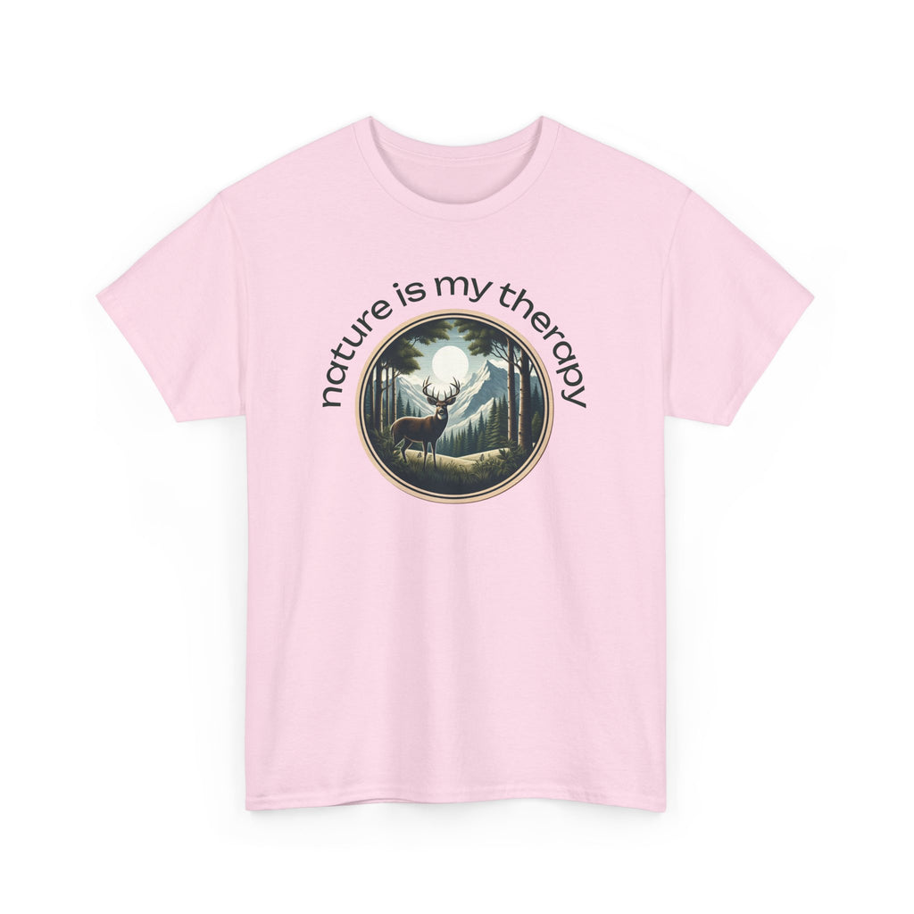 Nature Is My Therapy T-Shirt — Forest Meditation Graphic Tee