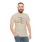 Resist T‑Shirt — 'power defiance persist dignity progress stand' Minimalist Protest Tee