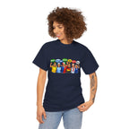 Soccer Fans Group Graphic Tee — World Cup Multinational Fans Shirt