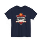 Professional Benchwarmer Basketball T-Shirt Funny Sports Graphic Tee