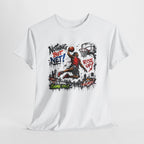 Basketball Dunk Tee — "Nothing But Net! Rise Up" Graphic Street Basketball T‑Shirt