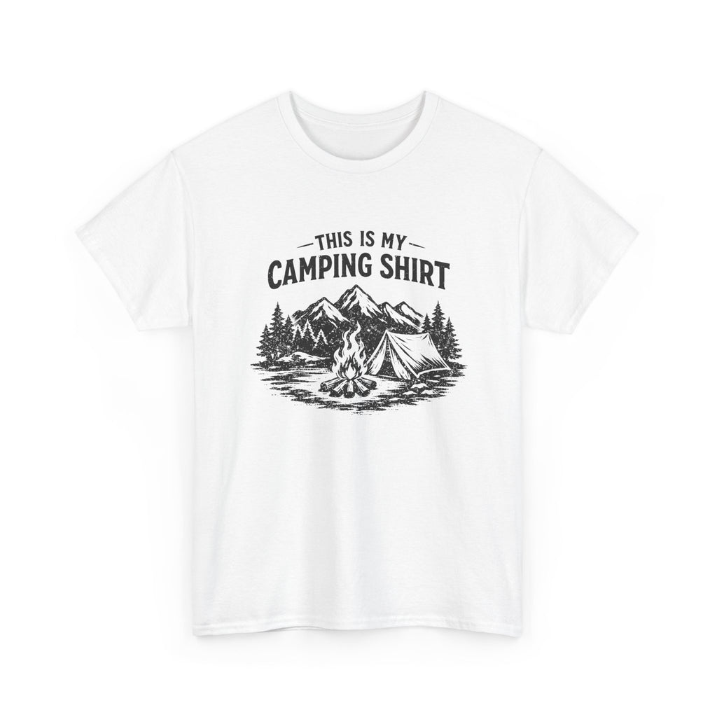 This Is My Camping Shirt - Graphic T‑Shirt for Campers & Outdoor Lovers