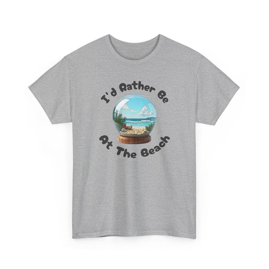 I'd Rather Be At The Beach T-Shirt — Beach Vibes Graphic Tee