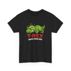 “T-Rex Hates Push-Ups” Funny Dinosaur Gym Workout Graphic Tee