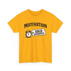 Motivation Sold Separately - Funny Vintage Graphic Tee