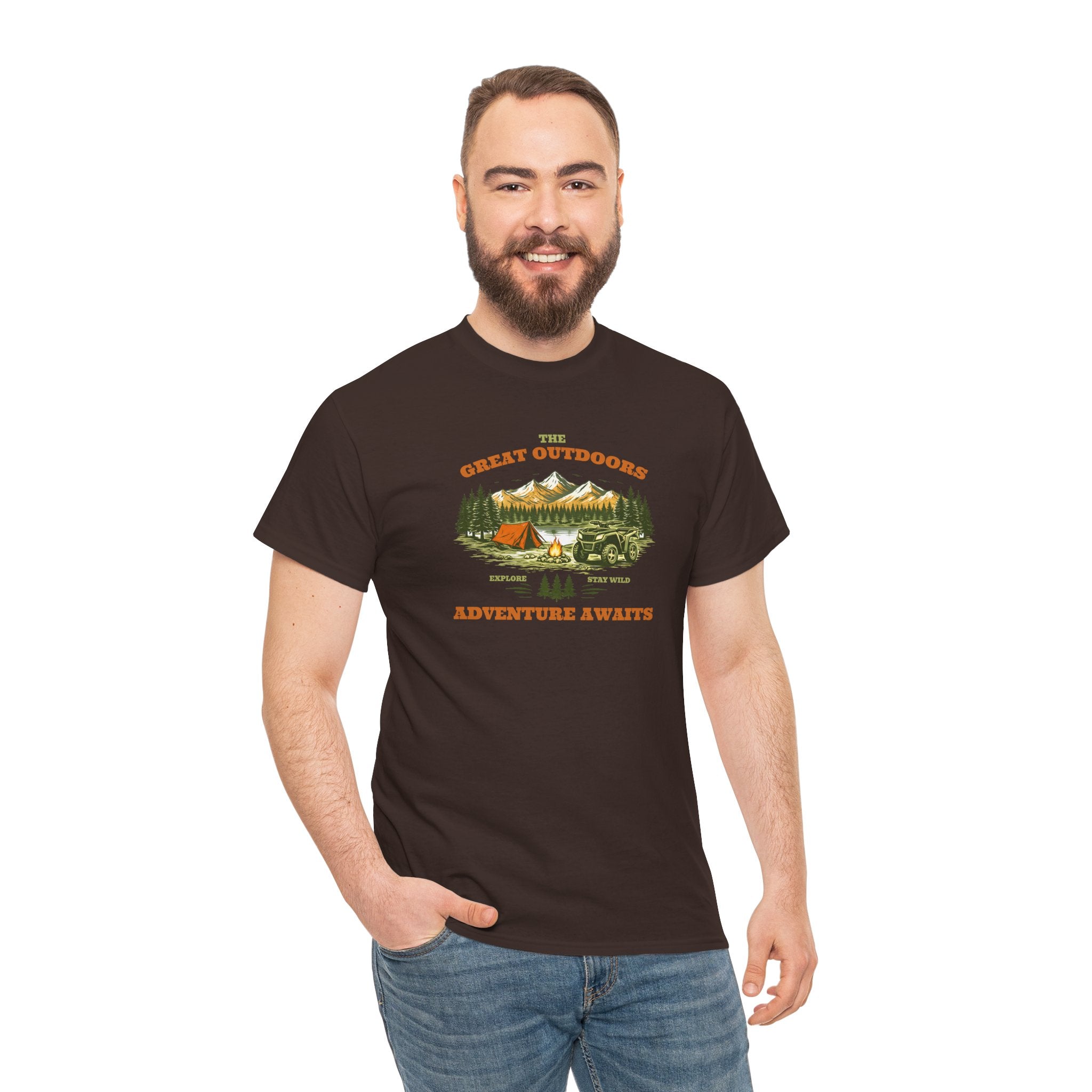 Outdoor Adventure T-Shirt — "The Great Outdoors"  ATV Nature Camping Tee